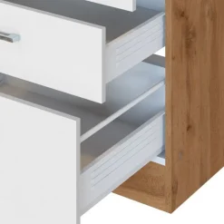 Küchenzeile ODENSE Anthrazit/ Wotan Eiche Dekor 270 cm