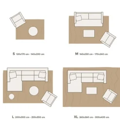 Kinder Kelim-Teppich TRELLEBORG 170 x 240 cm grau