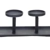 Kerzenständer 65 cm schwarz