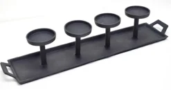 Kerzenständer 65 cm schwarz