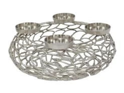 Kerzenständer TWIG 53 cm silberfarbig