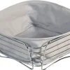 KESPER Brot- & Obstkorb Edelstahl 26 x 26 x 11 cm Grau