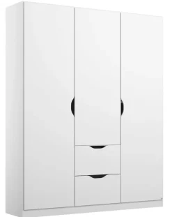 QUARTIER Kleiderschrank ALVARA 136 x 197 cm Alpinweiß NB
