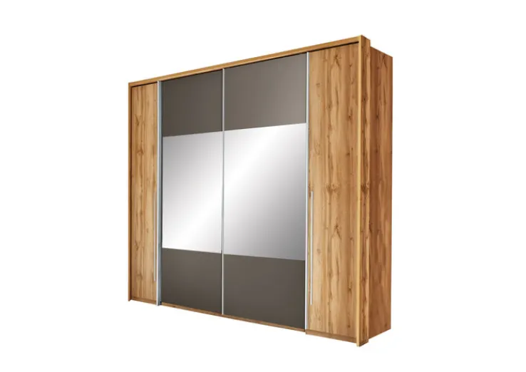 QUARTIER Kleiderschrank FOREST 312 x 225 cm braun / grau