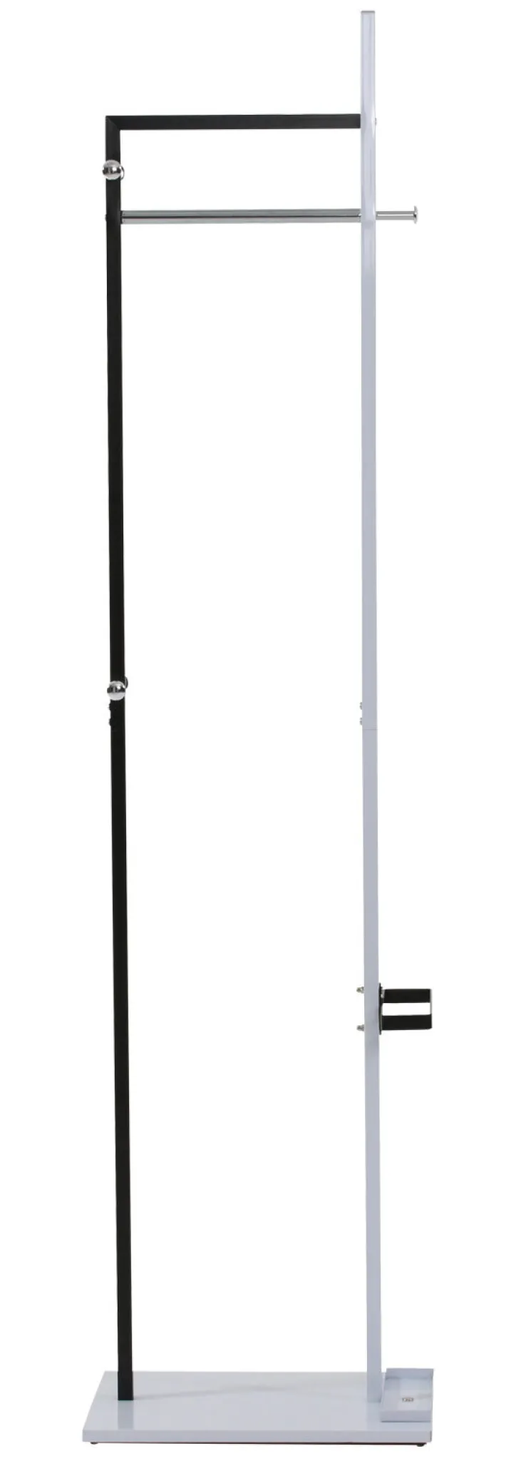 Kleiderständer JULIA 45 x 184 cm schwarz/ weiß