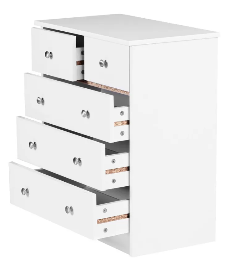 Kommode 60 x 70 cm Weiß