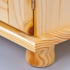 Kommode BENJAMIN 88x87x43 cm Massivholz Kiefer Natur