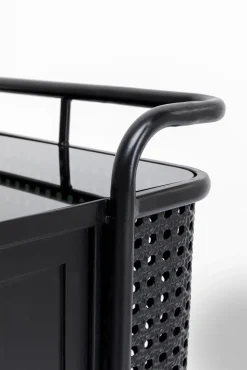 KARE DESIGN Kommode FENCE schwarz 80x80x40 cm