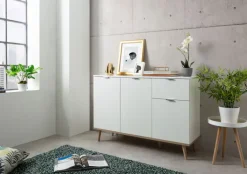 QUARTIER Kommode GÖTEBORG 120 x 85 cm weiß