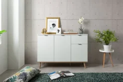 QUARTIER Kommode GÖTEBORG 120 x 85 cm weiß