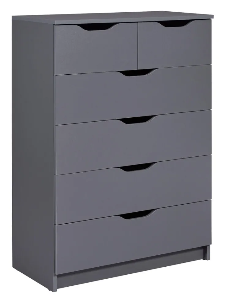 Kommode LION 82 x 112 cm graphitgrau