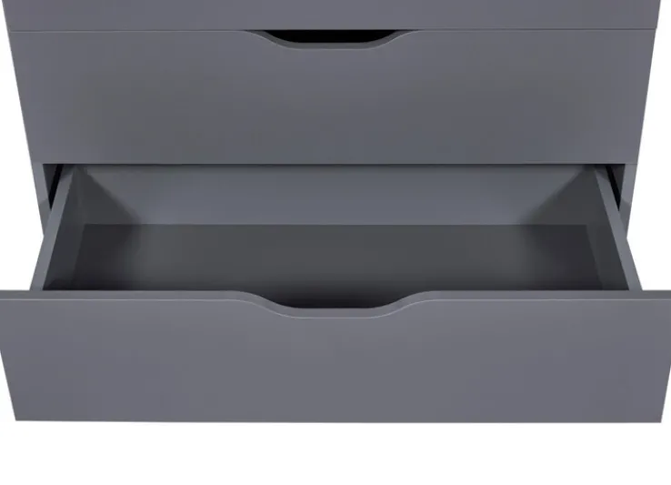 Kommode LION 82 x 112 cm graphitgrau