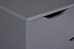 Kommode LION 82 x 112 cm graphitgrau