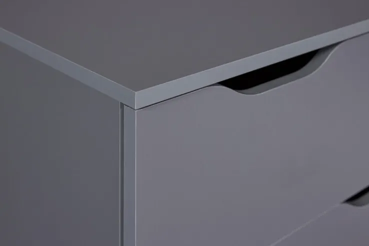 Kommode LION 82 x 112 cm graphitgrau