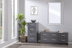 Kommode ROBERT 6 grau