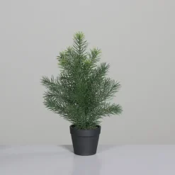 Kunstblume Tannenbaum im schwarzen Kunstst.-Topf Höhe 30cm