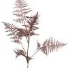 Kunstpflanze Dekozweig Farn Asparagus Metallic-rosa