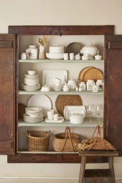 LA PORCELLANA BIANCA Butterdose TERRINE 14 cm weiß