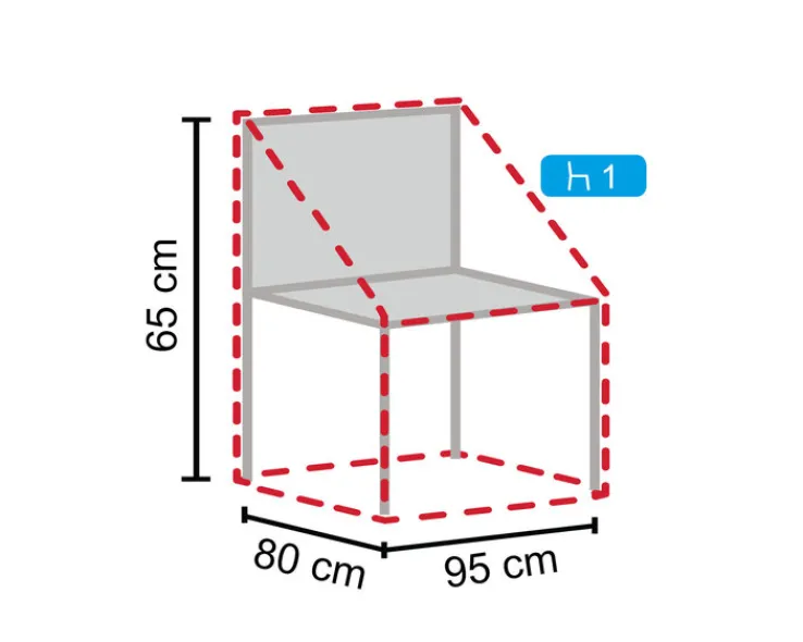 LC WHOLESALER Schutzhülle für Gartensessel
