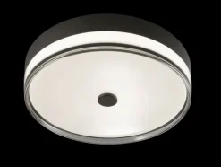 LED Deckenlampe SORANO 50 cm schwarz /chromfarbig