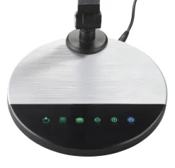 LED Schreibtischlampe EXPECT 90 cm silberfarbig/ schwarz