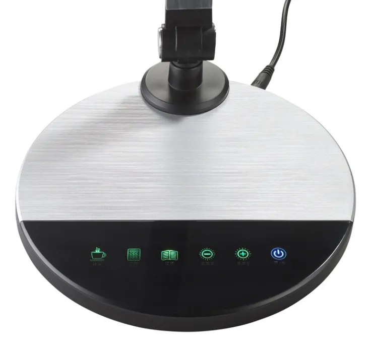 LED Schreibtischlampe EXPECT 90 cm silberfarbig/ schwarz