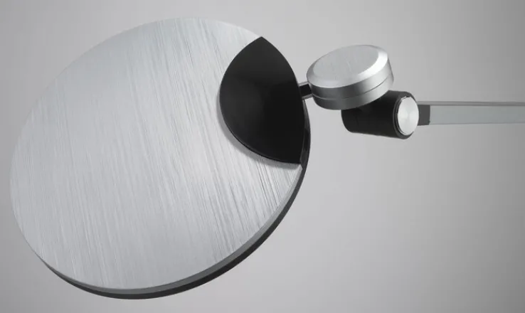 LED Schreibtischlampe EXPECT 90 cm silberfarbig/ schwarz