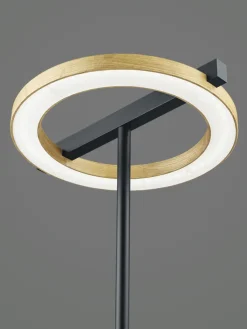 LED Tischlampe NELLA Holz /schwarz