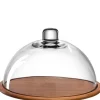 LEONARDO Holzkäseplatte mit Glasglocke CUCINA