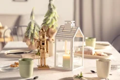 LEONARDO Laterne MAGICO 29 cm weiß