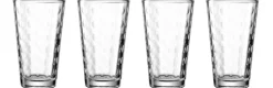 LEONARDO Longdrinkglas OPTIC 4er Set transparent