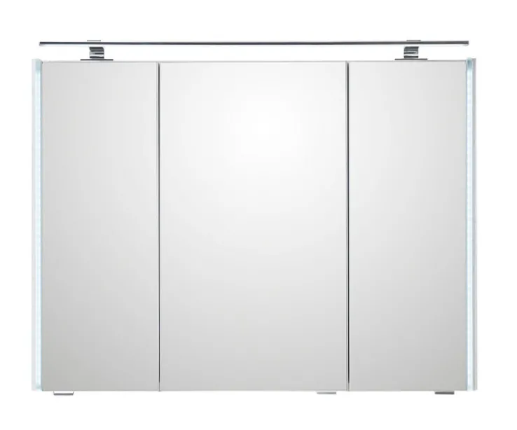 LEONARDO Spiegelschrank weiß