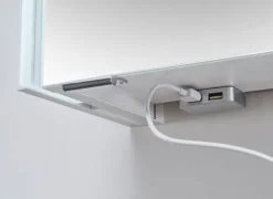 LEONARDO Spiegelschrank weiß