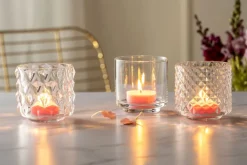 LEONARDO Tischlicht RAUTE 10 x 10 cm