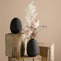 LEONARDO Vase 16,4 cm schwarz