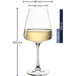 LEONARDO Weißweinglas PALADINO Kristallglas 540 ml