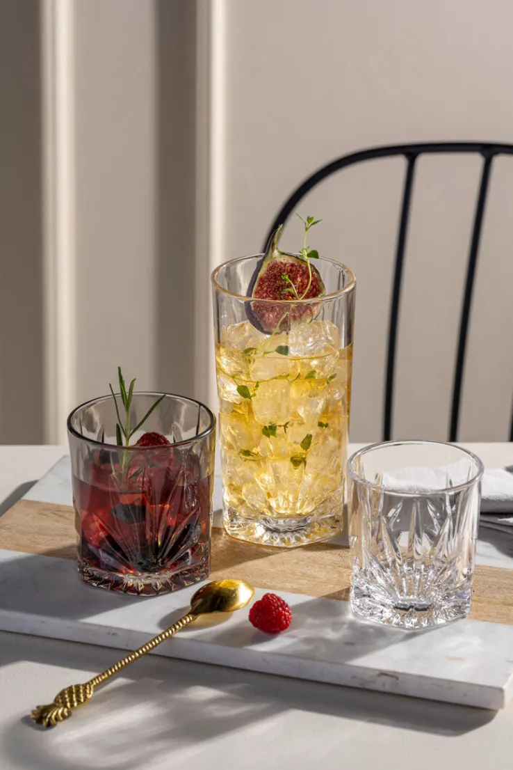 LEONARDO Whiskyglas CAPRI 4er-Set grau