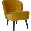 Loungesessel SARA ockergelb