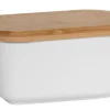 MAXWELL & WILLIAMS Butterdose BASICS mit Holzdeckel 700 ml weiß