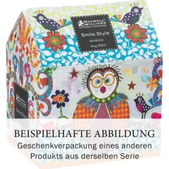 MAXWELL & WILLIAMS Kaffeebecher SMILE STYLE TANGO 400 ml Porzellan mehrfarbig