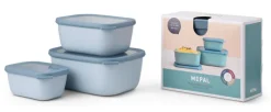MEPAL Frischhaltedose CIRQULA I 3er Set nordic blue