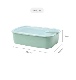 MEPAL Frischhaltedosen-Set EASYCLIP 3-teilig Nordic White Kunststoff