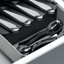 metaltex Besteck-Organizer UNI-FIT Kunststoff Grau