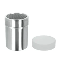 metaltex Puderzucker-u. Kakaodose silberfarbig