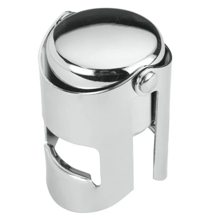 metaltex Sektflaschenverschluss chromfarbig