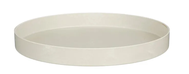 MICA DECORATIONS Tablett MILA 27 cm weiß