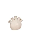MICA DECORATIONS Vase SAUL 21 cm creme
