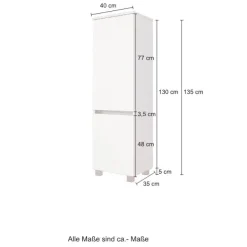 Midischrank BAABE 40 x 130 cm Weiß matt