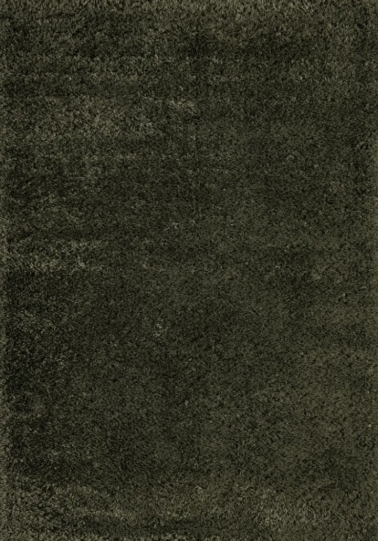 Moderner Teppich RECYCLE FLOKI 60 x 110 cm grün