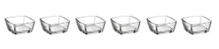 montana Schale :CARRE 6er Set 6,5 cm klarglas